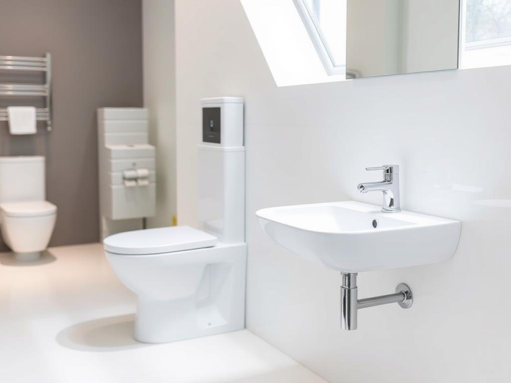 Water closets & wash hand basins